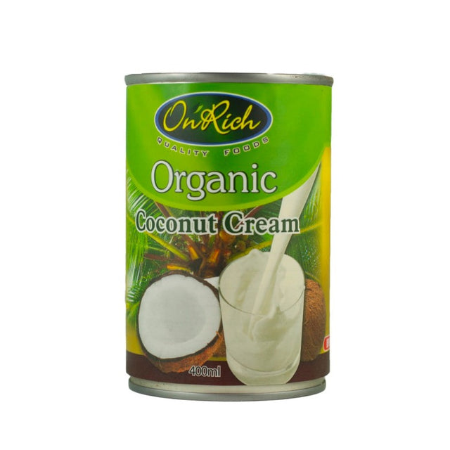 On Rich Organic Coconut Cream 400ml available at The Prickly Pineapple