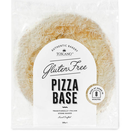 Toscano Pizza Base Gluten Free 180g available at The Prickly Pineapple