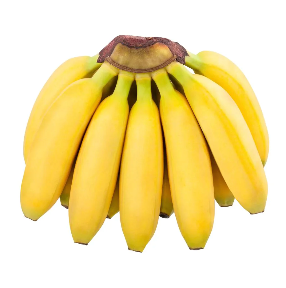Bananas Lady Finger 12kg carton available at The Prickly Pineapple