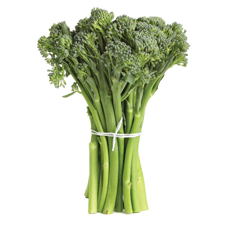 Organic Broccolini bunch each available at The Prickly Pineapple