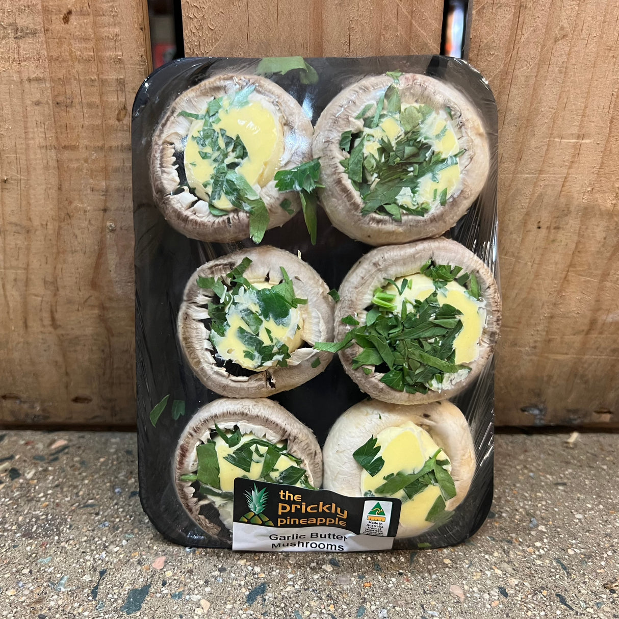 Garlic Butter Stuffed Mushrooms available at The Prickly Pineapple