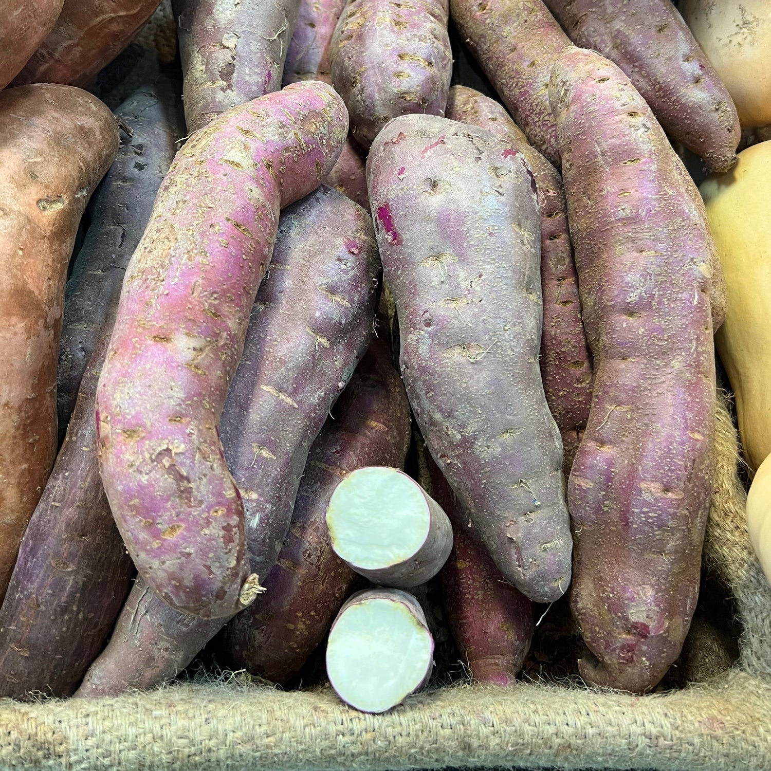 Potatoes Sweet Red per kg available at The Prickly Pineapple