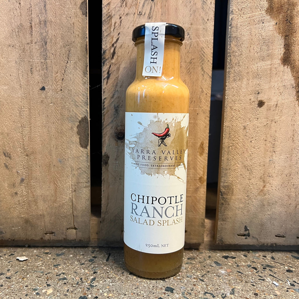 Yarra valley Gourmet Foods Chipotle Ranch Salad Dressing (GF) 250ml available at The Prickly Pineapple