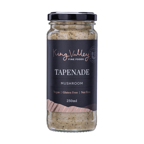 King Valley Fine Foods Mushroom Tapenade 250ml available at The Prickly Pineapple