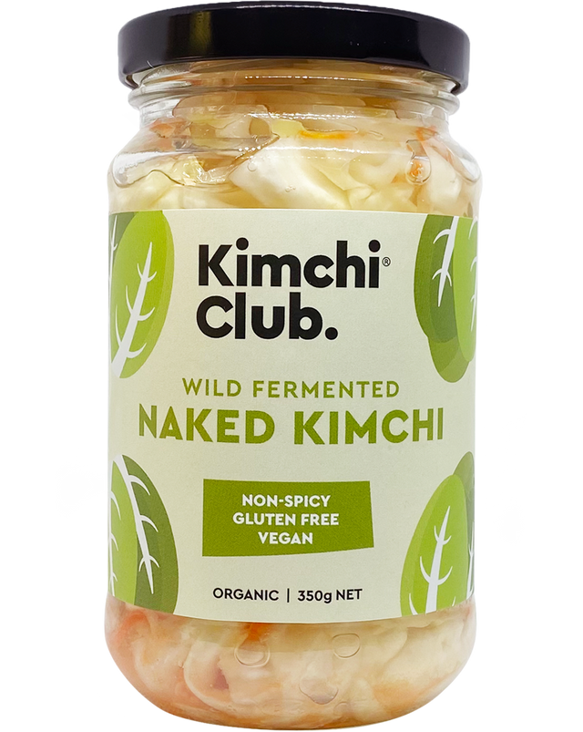 Kimchi Club Organic Naked Kimchi 350g available at The Prickly Pineapple
