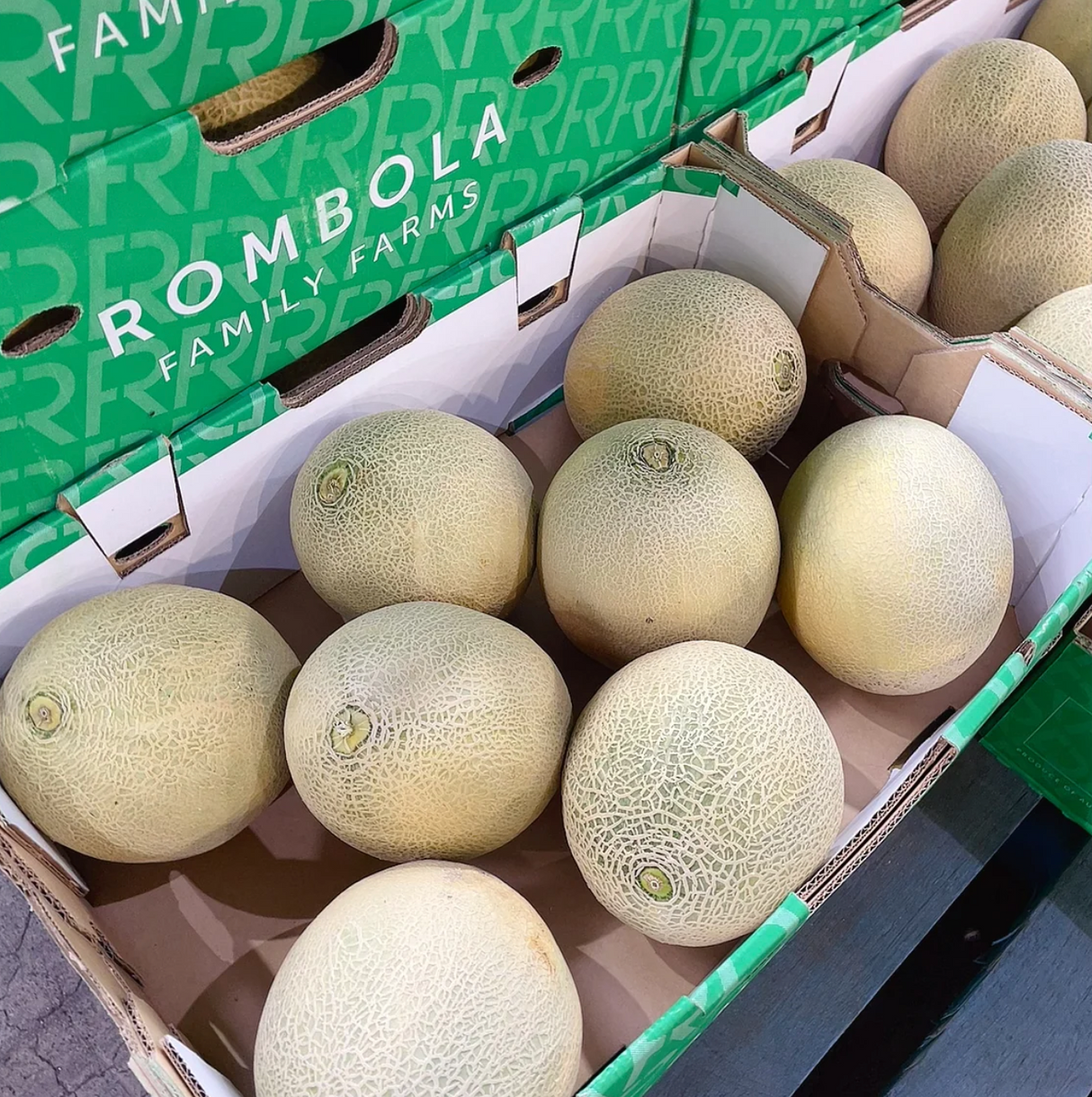 Melons Rockmelons carton
