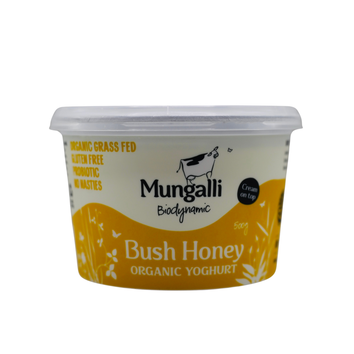 Mungalli Creek Dairy Bush Honey Yoghurt 500g available at The Prickly Pineapple