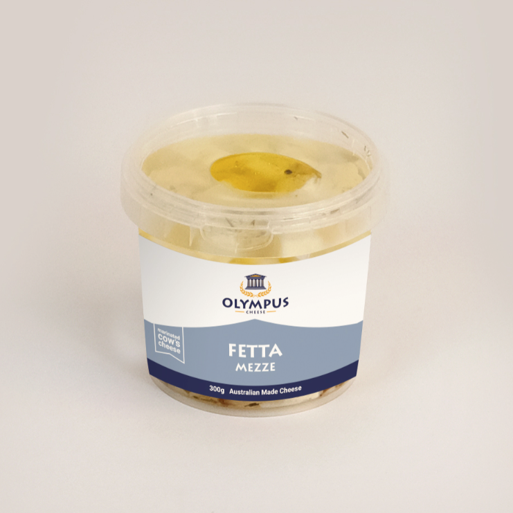 Olympus Cheese Fetta Mezze 300g available at The Prickly Pineapple