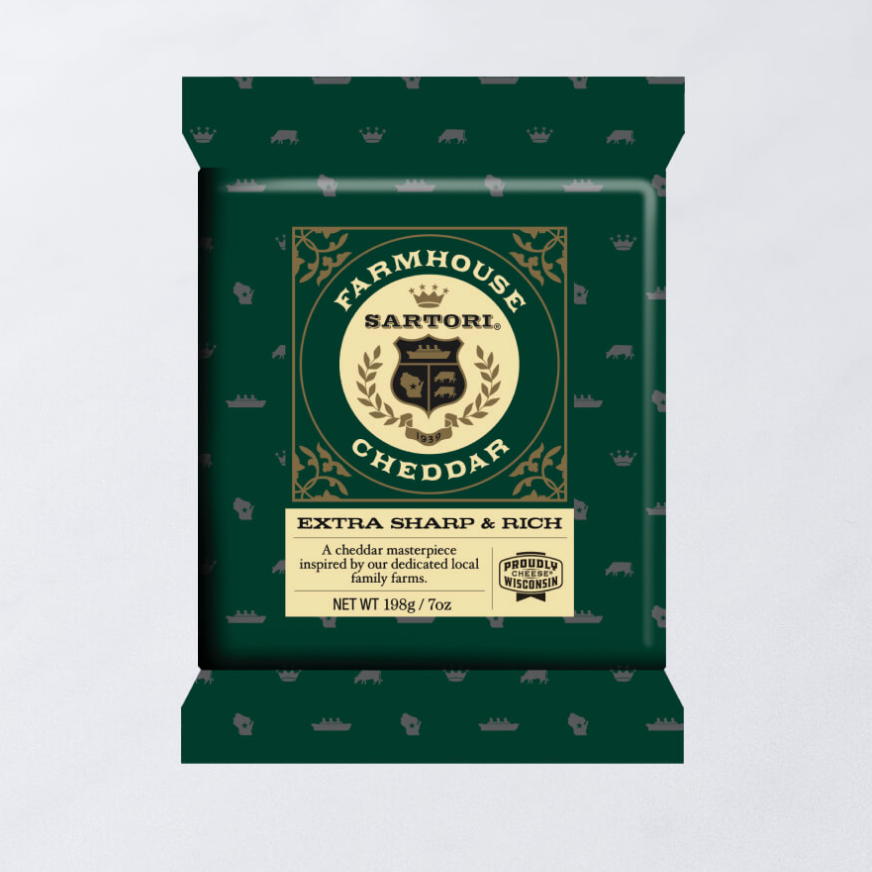 Sartori Farmhouse Cheddar 198g available at The Prickly Pineapple
