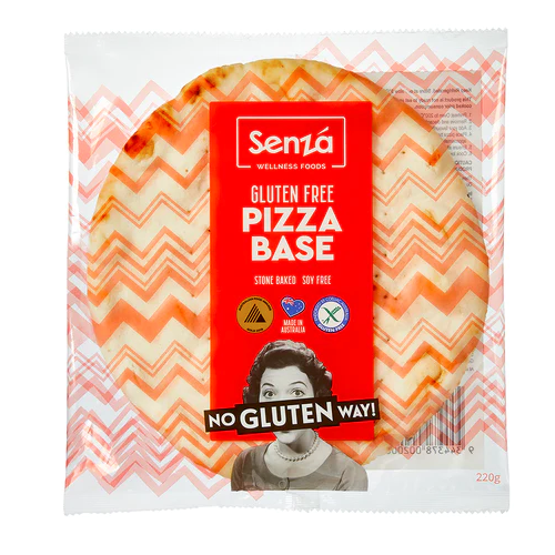 Senza Wellness Foods Pizza Base Gluten Free 220g available at The Prickly PIneapple