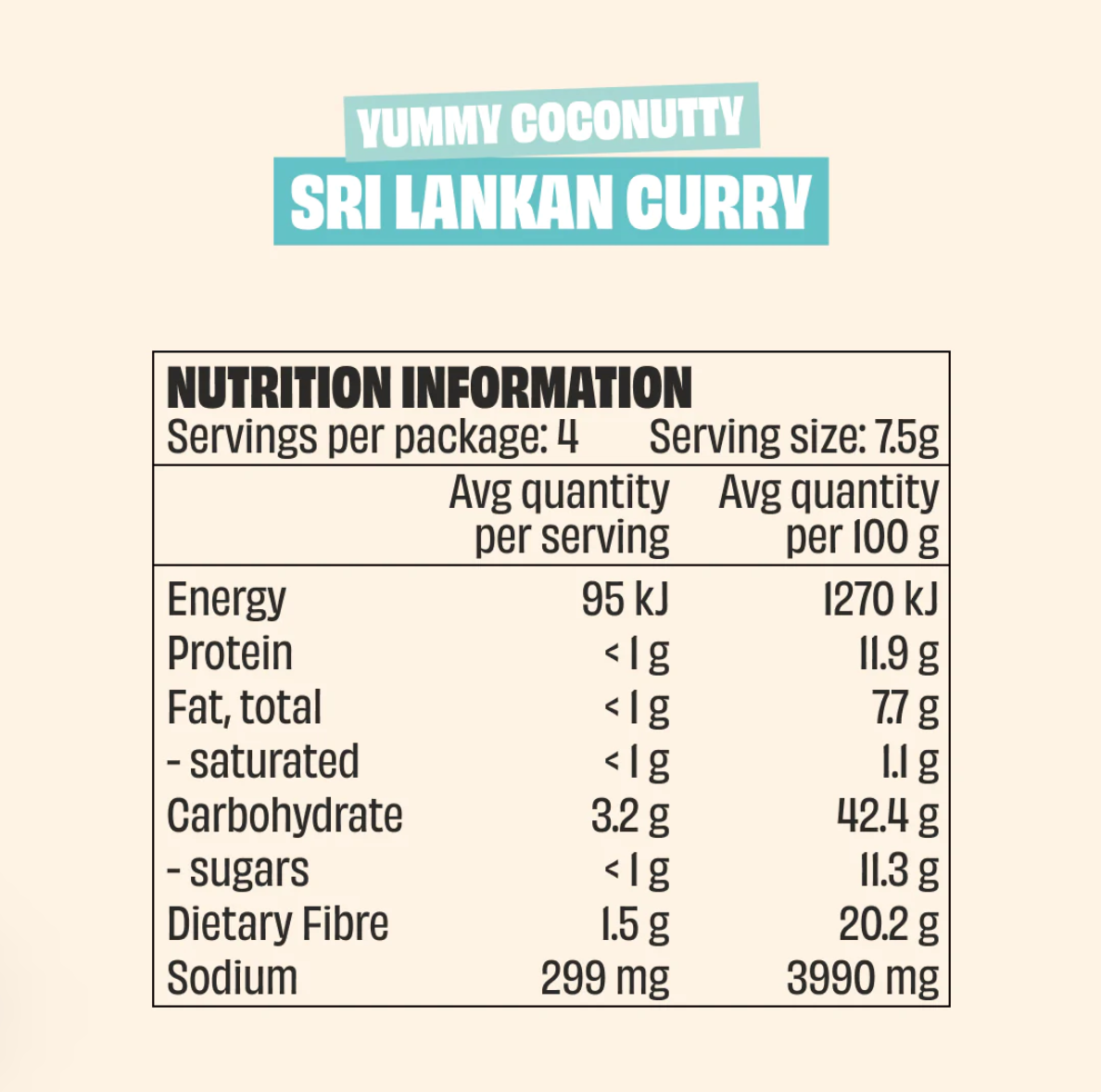 Mingle Sri Lankan Curry 30g available at The Prickly Pineapple