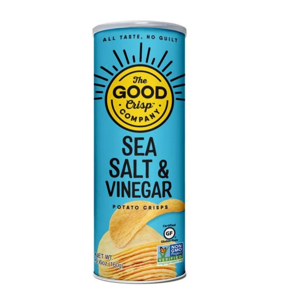 The Good Crisp Co. Sea Salt & Vinegar Potato Crisps 160g available at The Prickly Pineapple