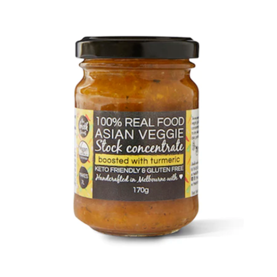 The Broth Sisters Stock Concentrate Asian Veggie Turmeric 170g The
