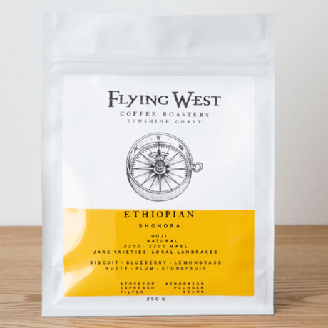 Flying West Coffee Roasters Single Origin Ethiopian available at The Prickly Pineapple