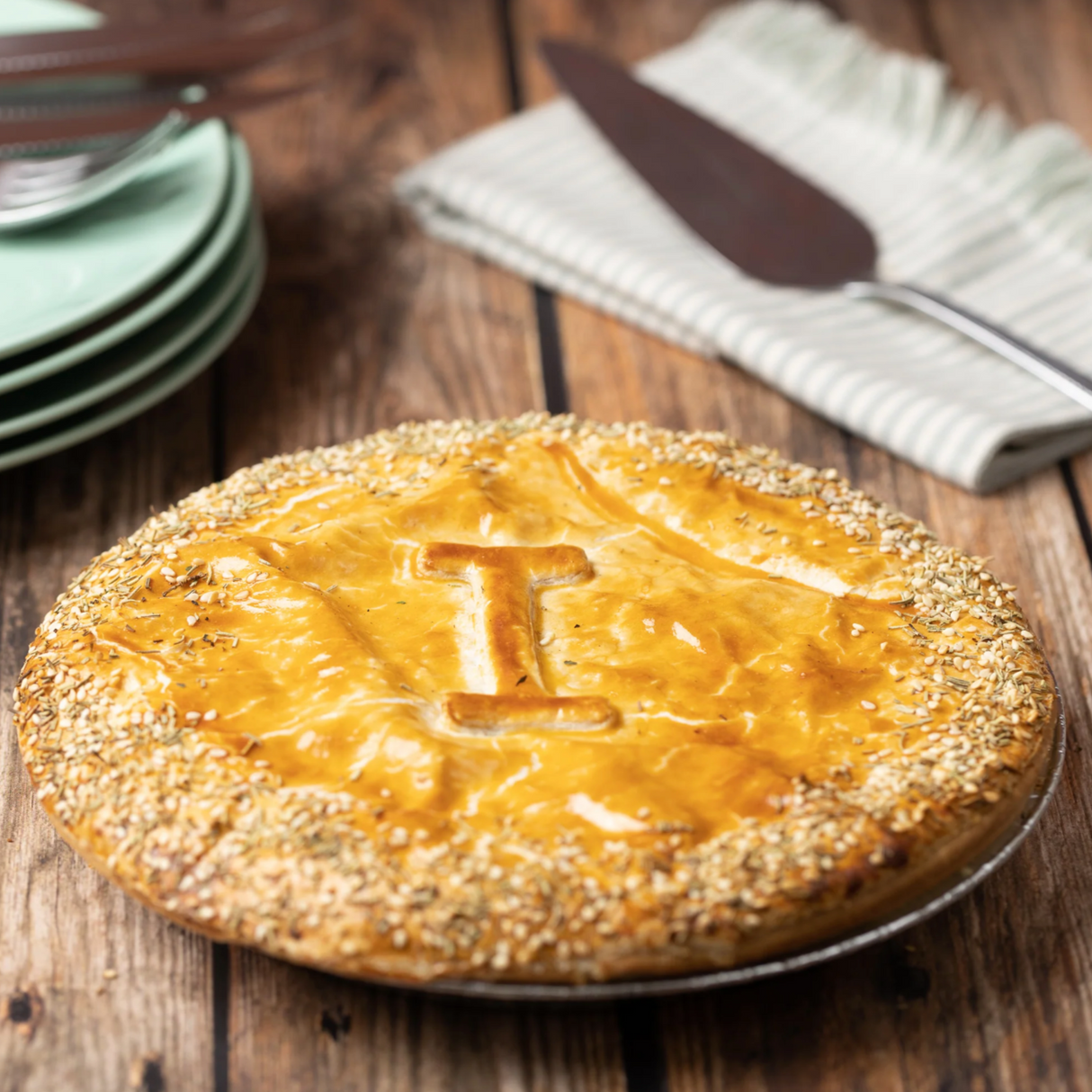 Ivan's Family Lamb & Rosemary Pie 900g available at The Prickly Pineapple