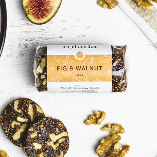 Rolada Fig & Walnut 150g available at The Prickly Pineapple