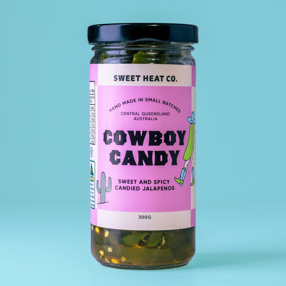 Sweet Heat Co. Cowboy Candy 300g available at The Prickly Pineapple
