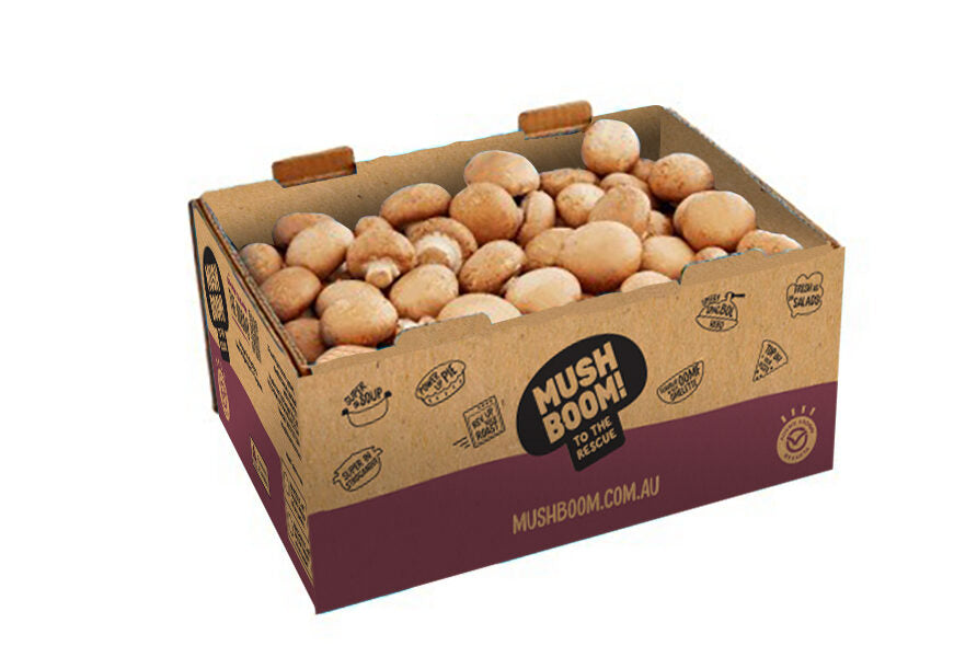 Mushrooms 3kg Swiss Browns carton