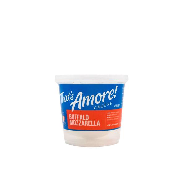 That's Amore Cheese Buffalo Mozzarella tub 125g available at The Prickly Pineapple