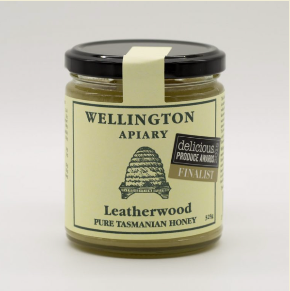 Wellington Apiary Leatherwood Honey 325g available at The Prickly Pineapple