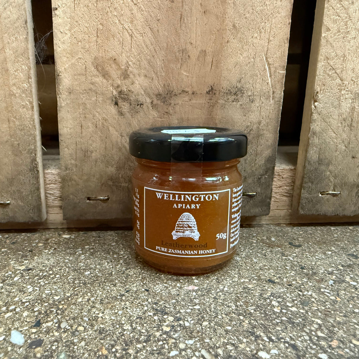 Wellington Apiary Leatherwood Honey Piccolo 50g available at The Prickly Pineapple