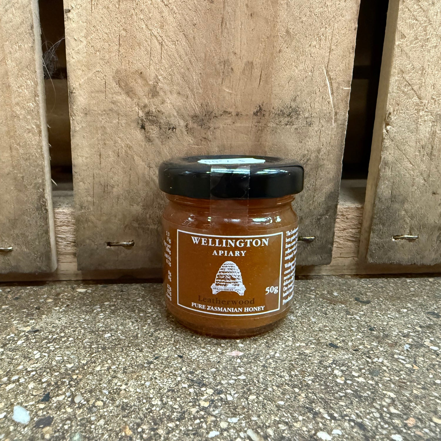 Wellington Apiary Leatherwood Honey Piccolo 50g available at The Prickly Pineapple