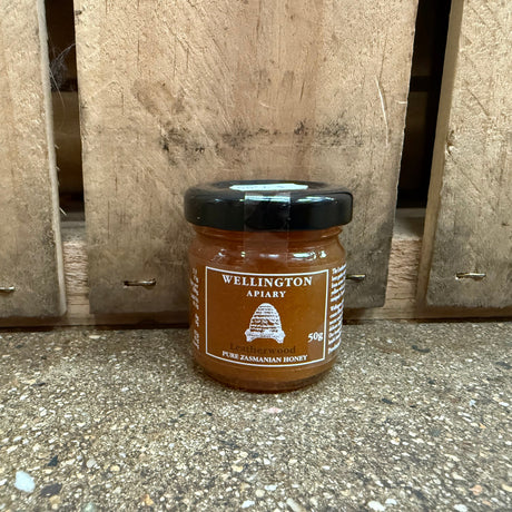 Wellington Apiary Leatherwood Honey Piccolo 50g available at The Prickly Pineapple