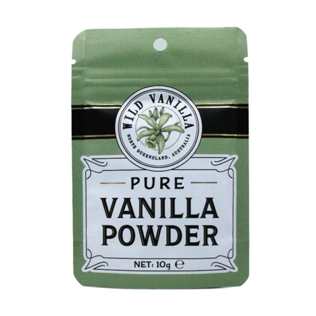Wild Vanilla Pure Vanilla Powder 10g available at The Prickly Pineapple