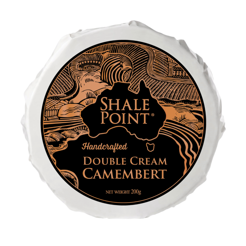 Shale Point Double Cream Camembert 200g available at The Prickly Pineapple