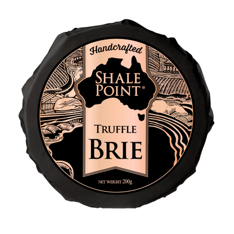 Shale Point Truffle Brie 200g available at The Prickly Pineapple