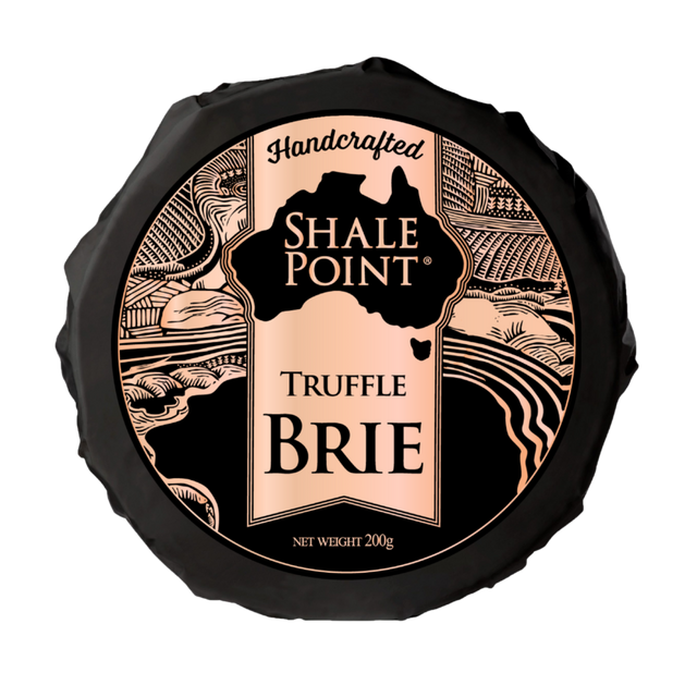 Shale Point Truffle Brie 200g available at The Prickly Pineapple