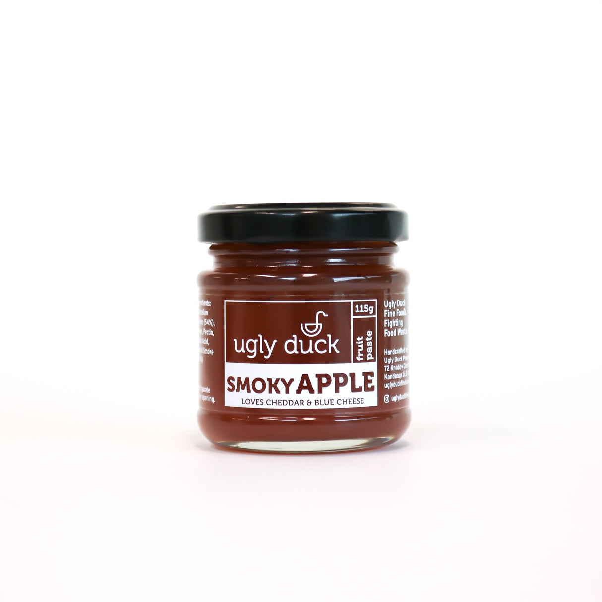 Ugly Duck Smoky Apple Fruit Paste 115g available at The Prickly Pineapple