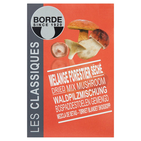 BORDE Dried Mix Mushrooms 20g available at The Prickly Pineapple