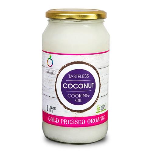 United Organic Farmers Tasteless Coconut Oil  - 1L