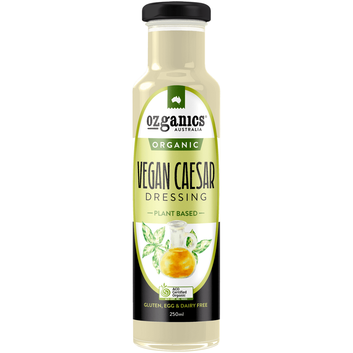 Ozganics Vegan Caesar Dressing 250ml available at The Prickly Pineapple