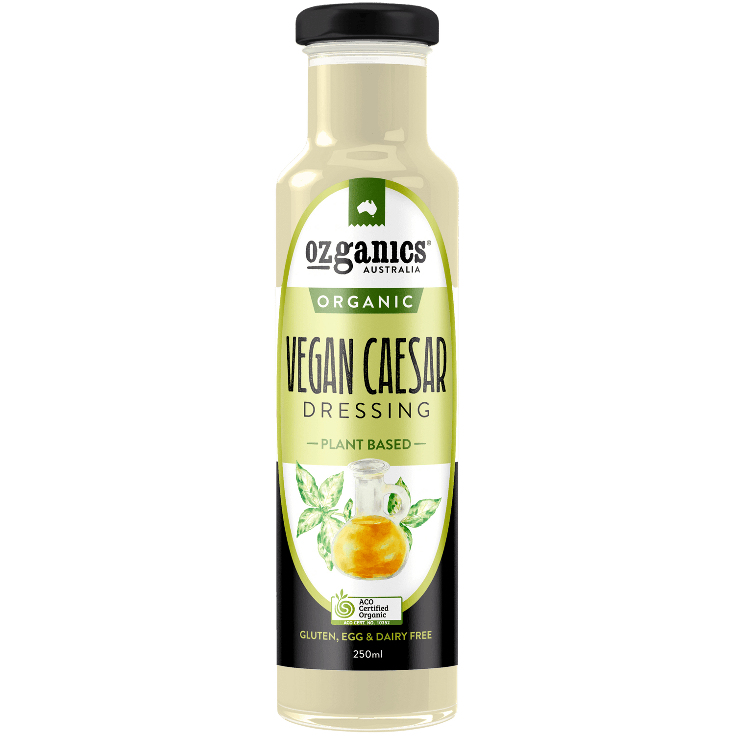 Ozganics Vegan Caesar Dressing 250ml available at The Prickly Pineapple