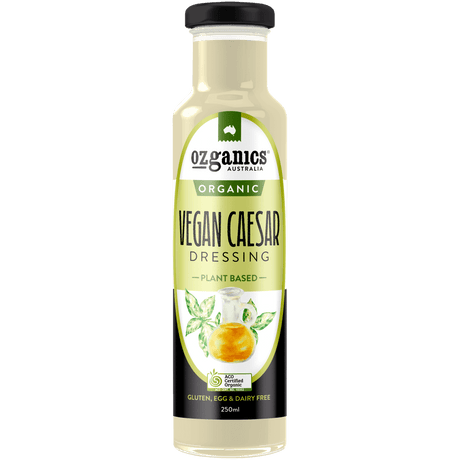Ozganics Vegan Caesar Dressing 250ml available at The Prickly Pineapple