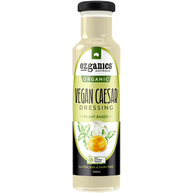 Ozganics Vegan Caesar Dressing 250ml available at The Prickly Pineapple