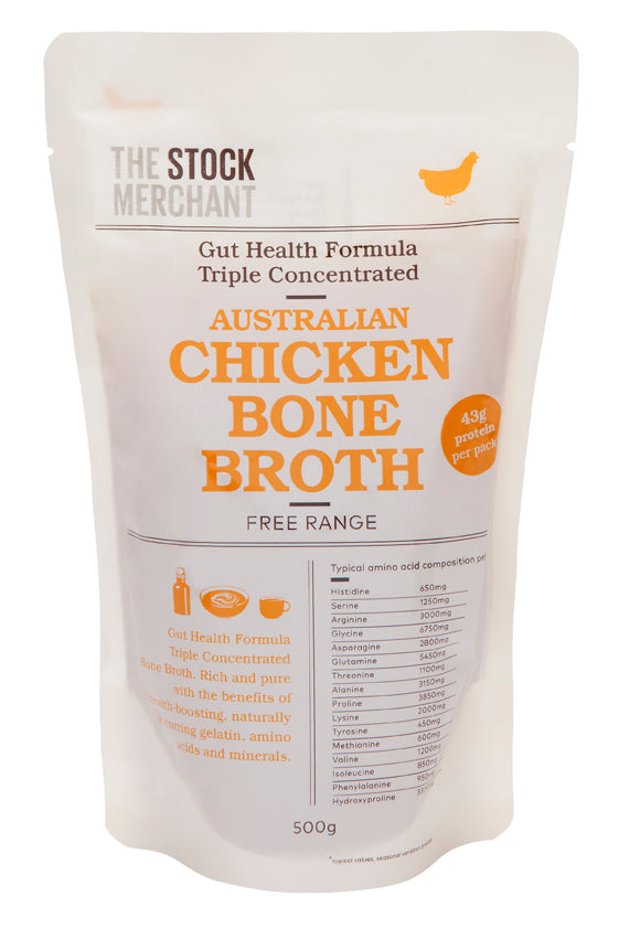 The Stock Merchant - Gut Health - Chicken Bone Broth 500g