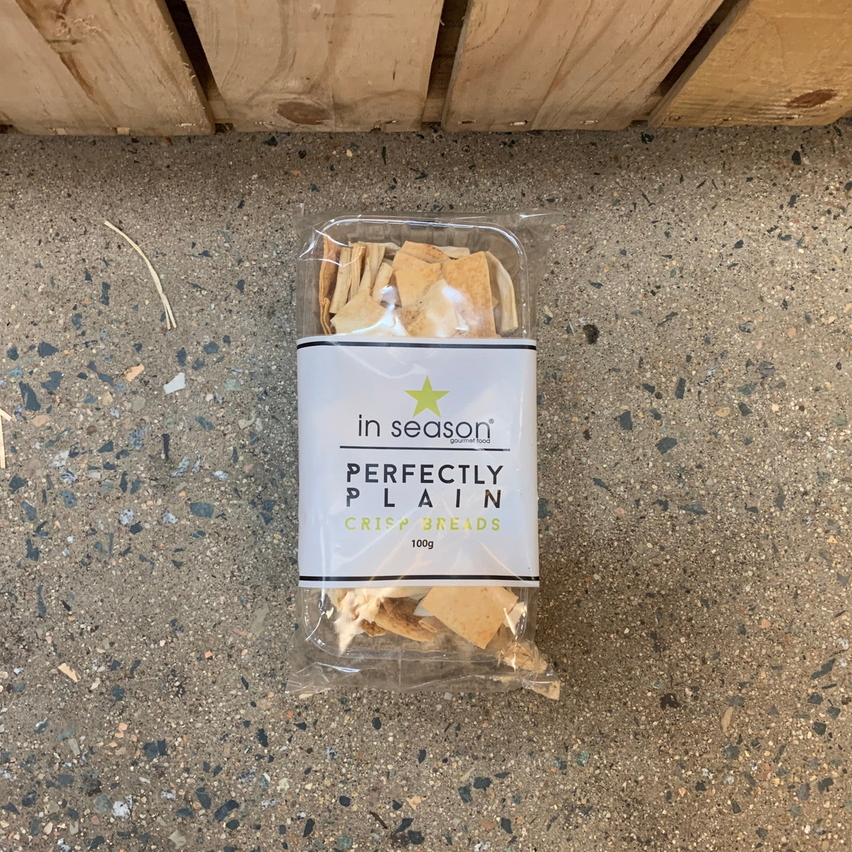 In Season Crisp Breads Perfectly Plain 100g available at The Prickly Pineapple