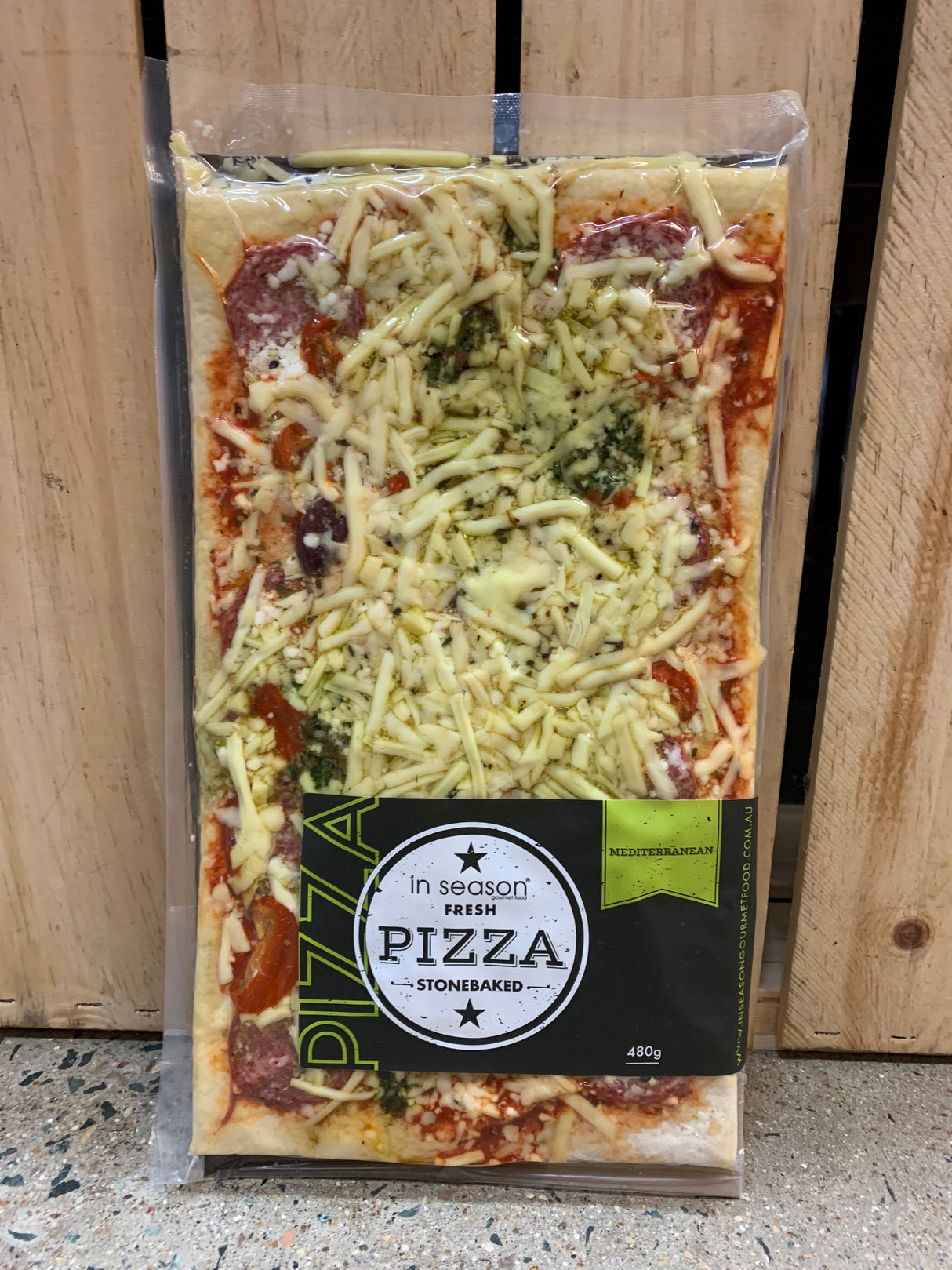 In Season Fresh Stonebaked Pizza - Mediterranean 480g