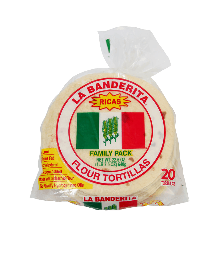 La Banderita Flour Tortillas Family Pack (20)