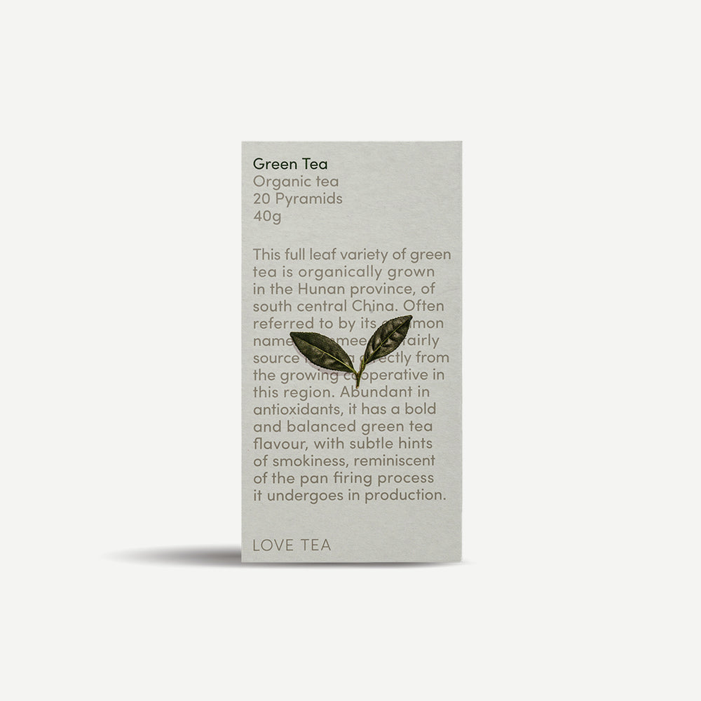 Love Tea Organic Green Tea bags