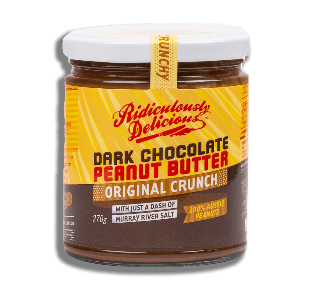 Ridiculously Delicious Dark Chocolate Peanut Butter - Original Crunch 270g