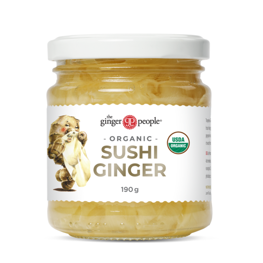 The Ginger People Organic sushi ginger available at The Prickly Pineapple