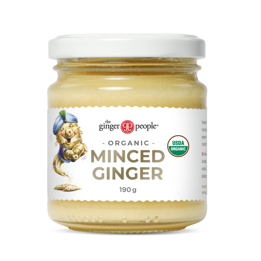 The Ginger People organic minced ginger available at The Prickly Pineapple