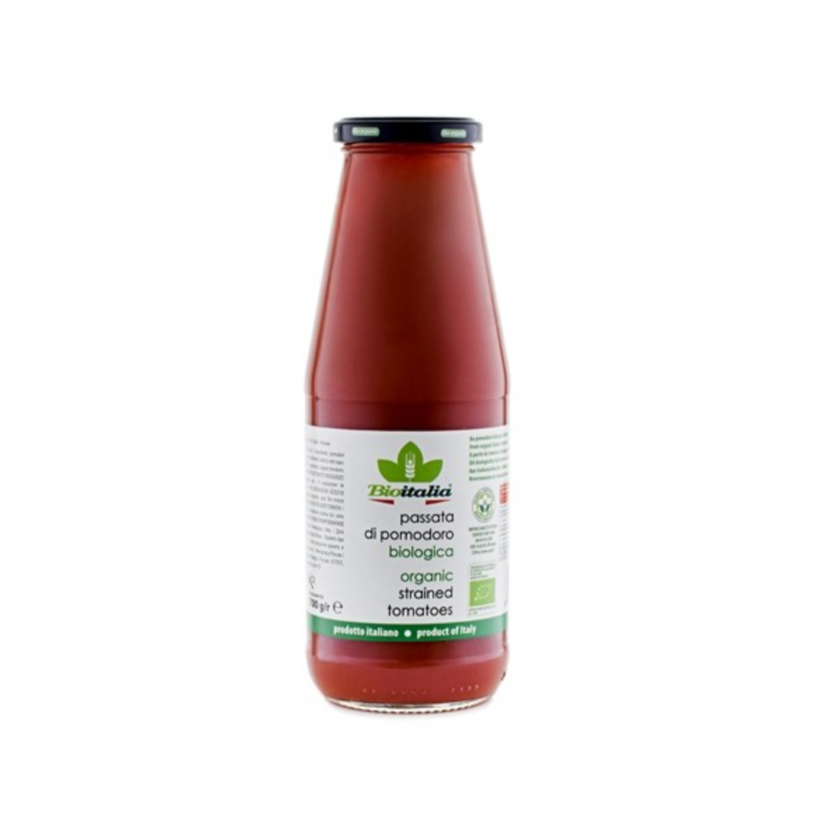 Bioitalia Organic Strained Tomatoes 700g available at The Prickly Pineapple