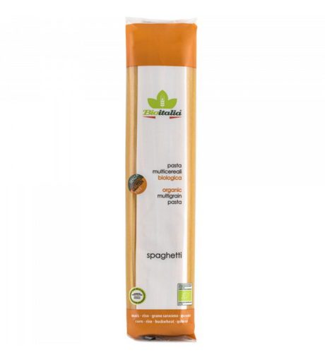 Bioitalia Organic Multigrain Pasta Spaghetti (GF) 340g available at The Prickly Pineapple