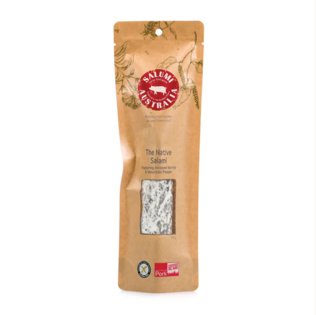 Salumi Australia The Native Salami 240g available at The Prickly Pineapple