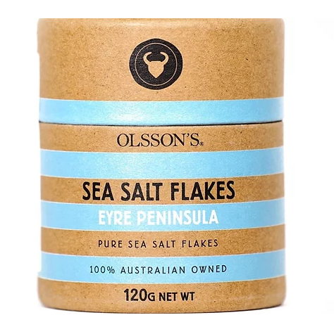 Olsson's Sea Salt Flakes 120g available at The Prickly Pineapple
